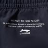 Li Ning Sports Lifestyle Series Solid Color Mid Waist Breathable Versatile Straight Leg Sports Shorts Men shorts Deep-Blue AKSV421-4