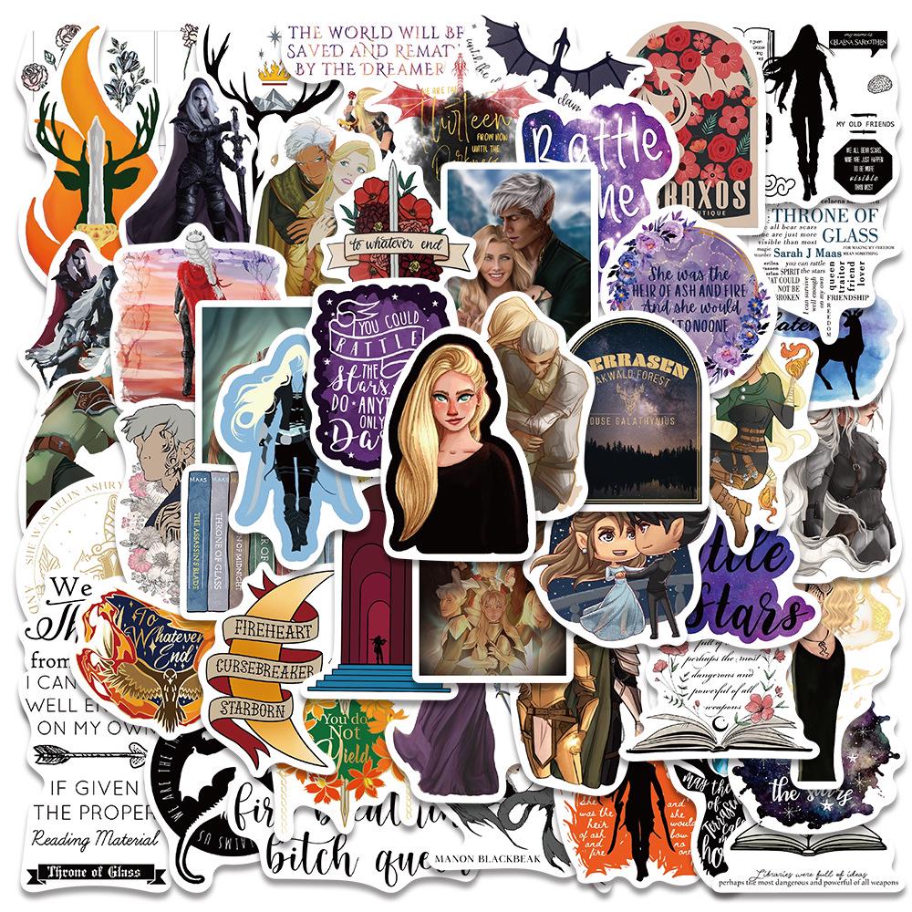 Cross-Border Cartoon Stickers: Waterproof, Creative, and Versatile for Journals, Phones, and Computers.