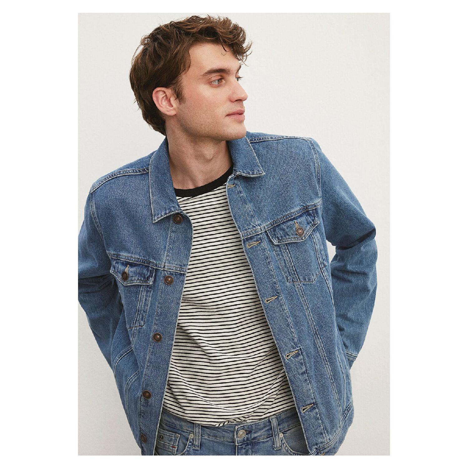 

Drake 90s Indigo Blue Jean Jacket 010143-28013 XS