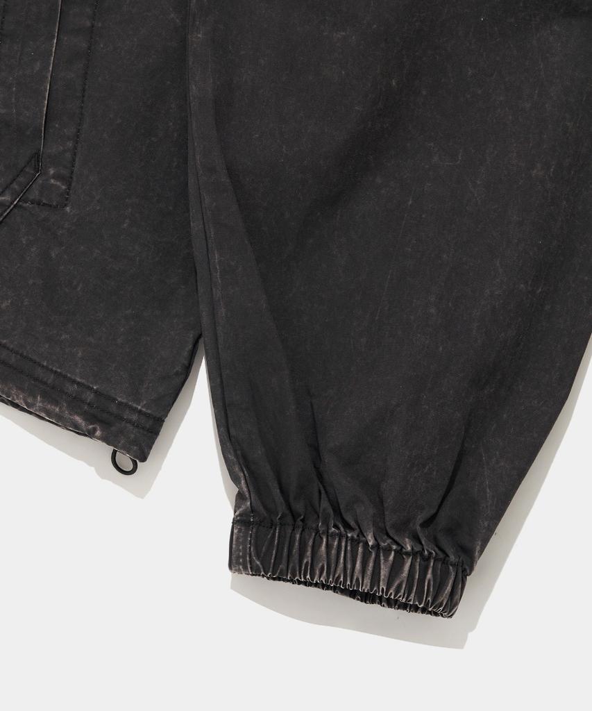 Columbia University Urban Washed Wooven Zip-Up Jacket_Black
