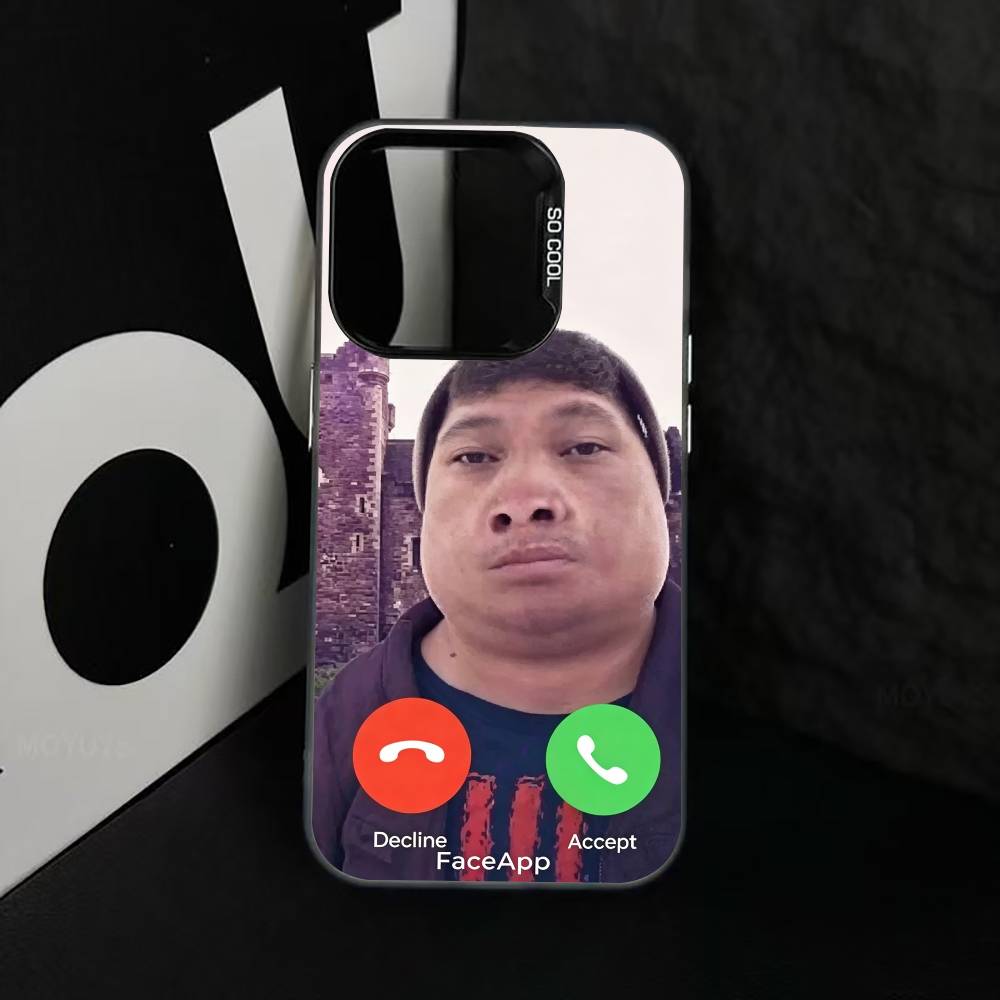 

Funny J-John Pork is Calling Phone Case For iPhone 17,16,15,14,13,12,11 Plus,Pro Max,XS,Colorful Silver Black Cover iPhone14Plus