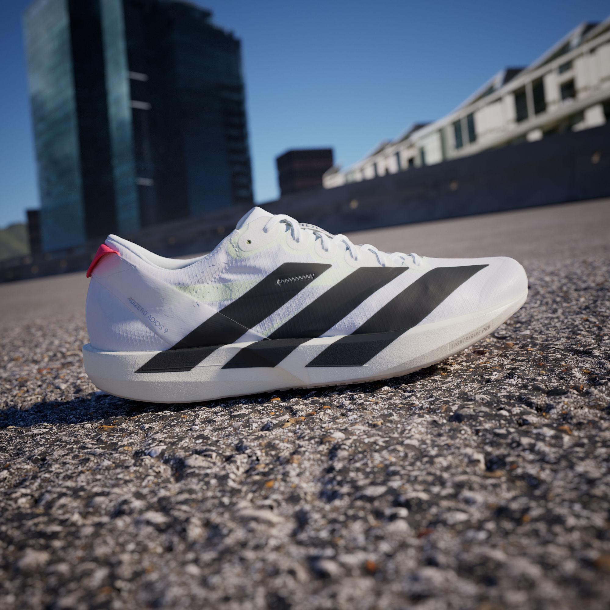 adidas Adizero Adios 9 Облачно-белый Основной черный 42