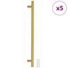 Furniture Handles 5 Pcs Golden 320 Mm Stainless Steel