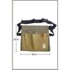 Canvas Wear-Resistant Apron Fanny Pack, Special For Hydropower Carpentry, Portable Multi-Pocket Tool Storage Fanny Pack