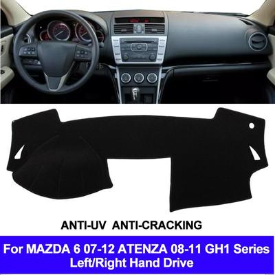 For MAZDA 6 2007 - 2012 ATENZA 2008- 2011 GH1 Series LHD RHD Car Dashboard Cover Dash Mat Carpet Cape 2 Layers Auto