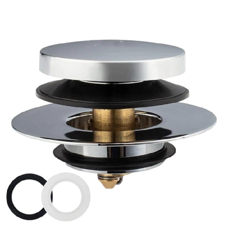 Bathtubs Drain Innovative Rebounds Cores Pressure Relief Structure Bathroom Bath Tub Drain Stoppers for Quiet Relaxing
