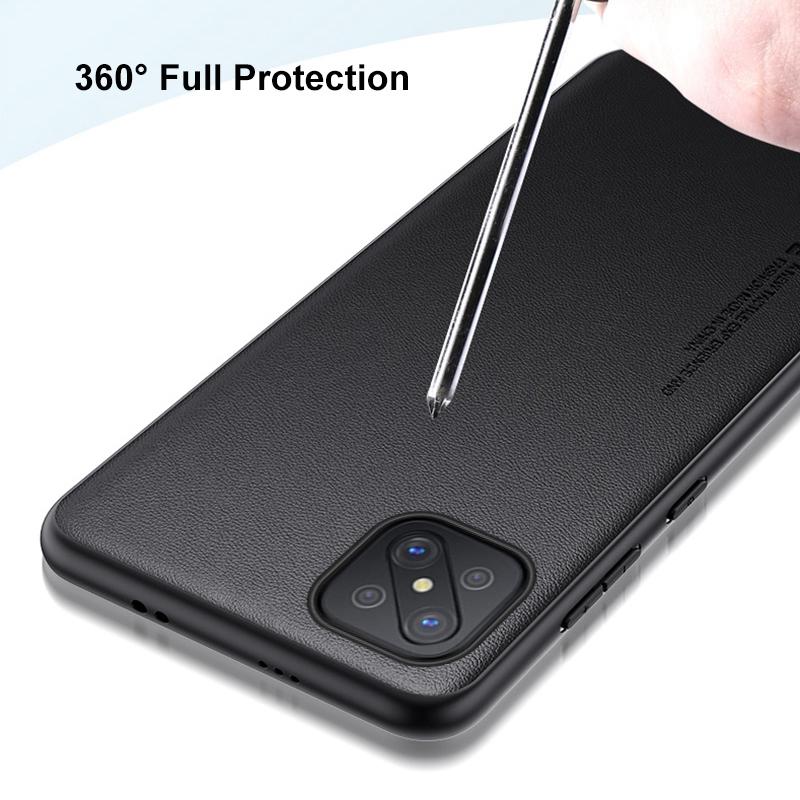Luxury PU Leather Case For OPPO Reno 4Z 5G Back Cover Silicone Shockproof Full Protection Phone Case For OPPO Reno4 Z Reno4Z