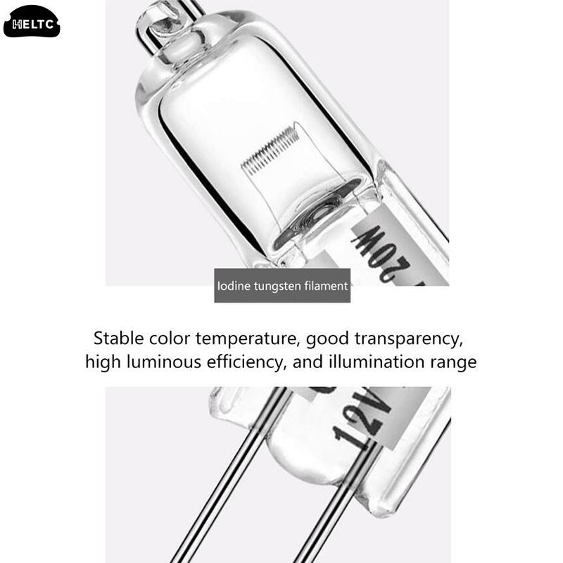 1PCS 20W/25W/35W/40W DC 12V/220V 2-Pin Type G4/G5.3/G9 Halogen Lamps Lights 20W/25W/35W/40W Clear Each Bulb For Home Decoration