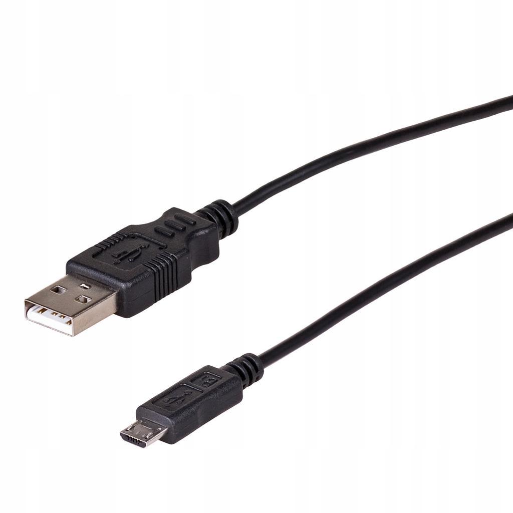 Kabel USB 2.0 Akyga AK-USB-05 USB A(M) - Micro-USB B(M) 0,6m schwarz