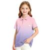 Girls' Casual Blouse with Polka Dot Print for School Uniform Everyday Wear