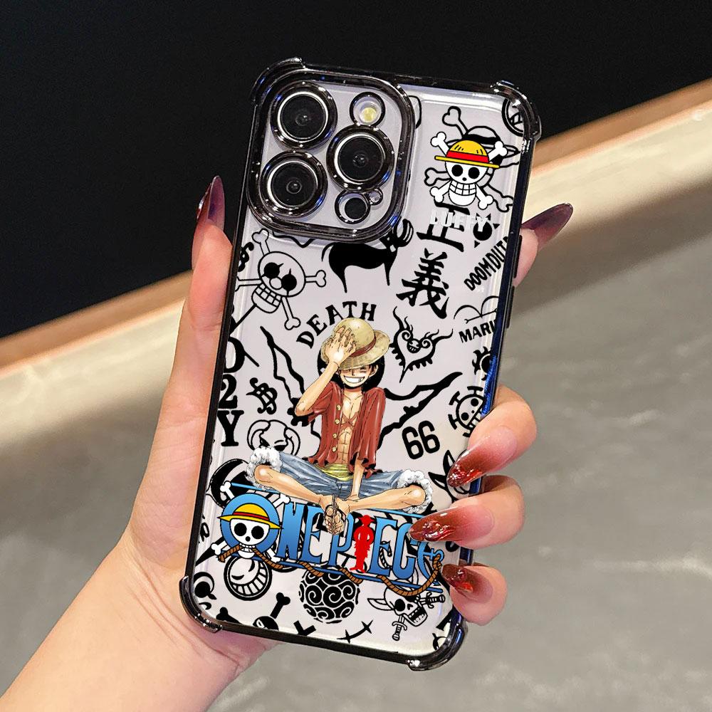 Anime ZoroS LuffyS AceS Phone Case for Oppo Realme Note 80 16 C85 15T C71 C75 C55 C53 C30 C35 14 13 12 Pro Plus 4G 5G Anti-Fall