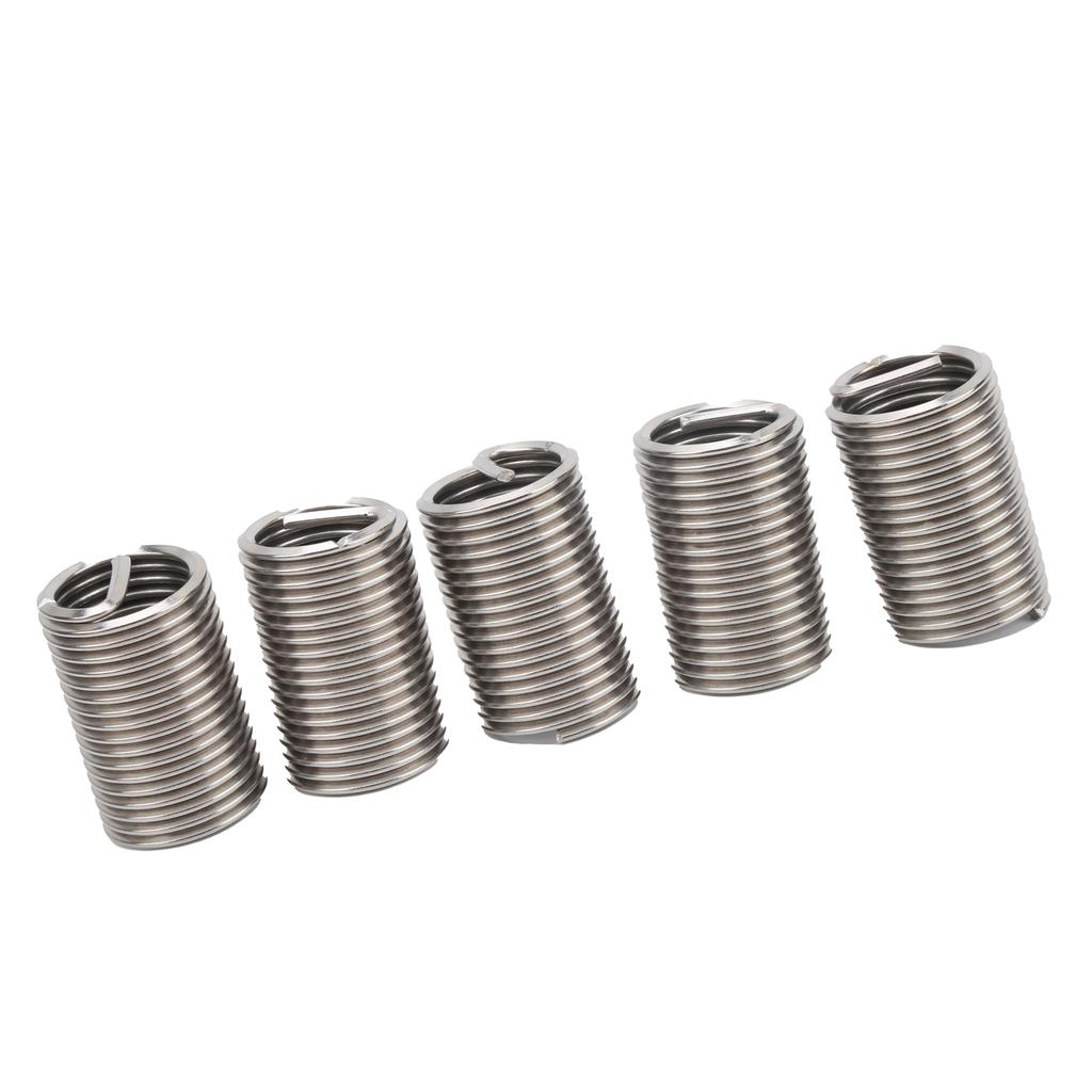 5Pcs Thread Inserts Wire Protection Sleeve Repair Tool Kit Fastener Hardware M20x2.5x2.5D
