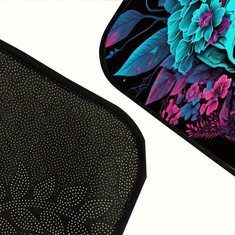 Durable High End Blue Skull Pattern Car Floor Mat Suitable for Decorative Accessories at the Standard Driving Position Car Mat