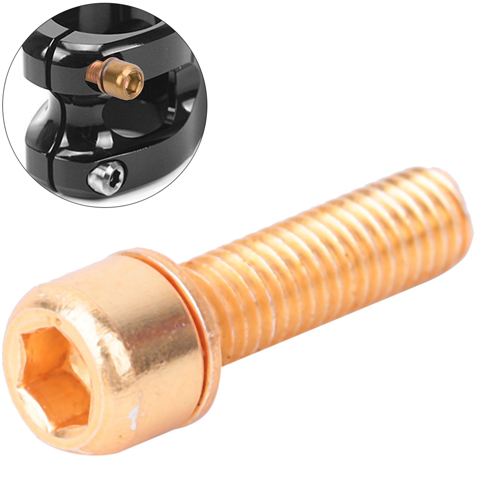 

M5x18mm болт для выноса руля велосипеда с проставкой стальной руль велосипеда детали золотистый