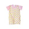 Skip House Newborn Fit All (50-60cm / Pink/Dot Pattern) Baby Romper Baby Clothes Girls (100% Cotton / Open Front)