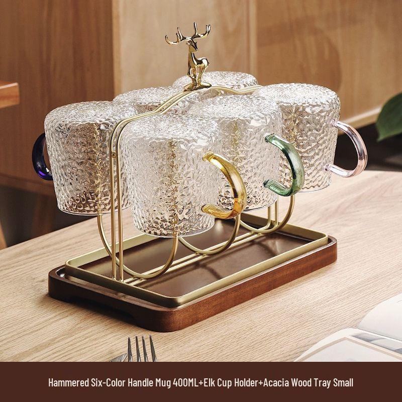 High-Temperature Glass Water Cup and Pitcher Set