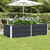 Planter Anthracite 160 X 80 X 45 Cm Steel
