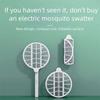 Foldable Design Electric Mosquito Swatter Electric Swatter 2 IN 1 Mosquito Lamp  Travel Use