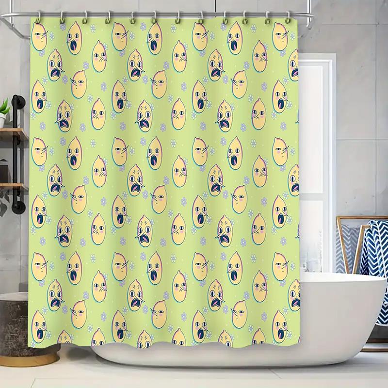 

Floral Shower Curtain Waterproof Vintage Botanical Pattern Bathroom Decor Farmhouse Rustic Nature Theme Fabric Doorway Cover Bac W60H190(CM)-1 Pcs