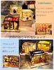 LittleSwallow World's Most Stylish Fashion Shop Miniature Dollhouse Model DIY Craft Kit Set (Ice Cream Shop)