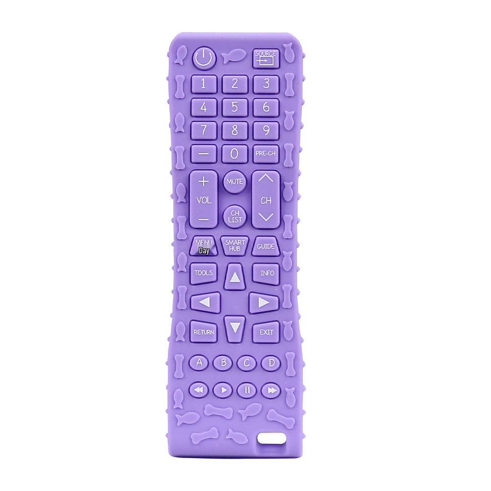 Silicone Teether Remote Control Toy for Babies 6+ Months