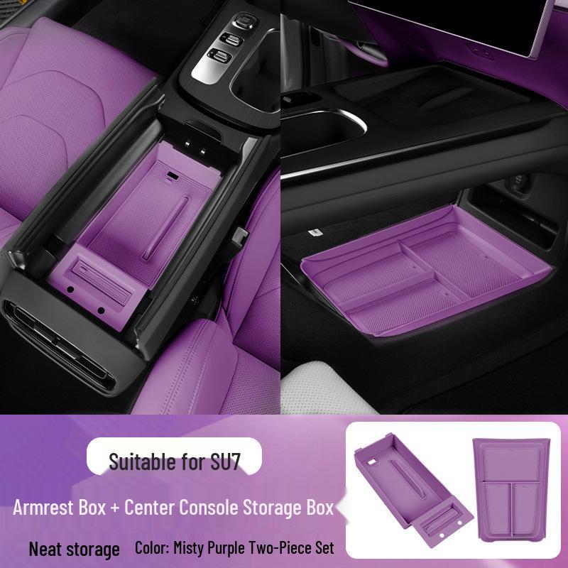 Compatible Storage Box for Xiaomi SU7/YU7 Car Interior