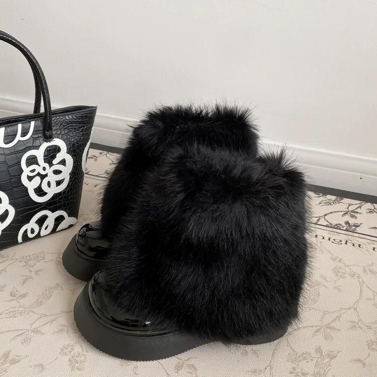 Snow Boots with Fur Women Winter