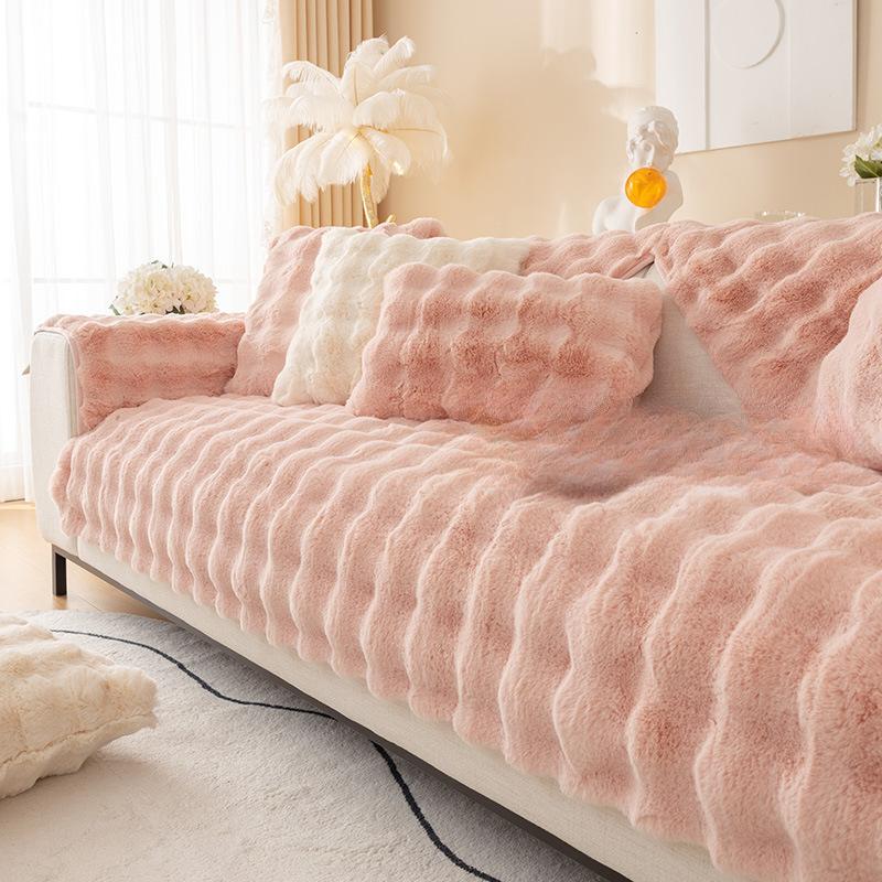 

Подушка для дивана, зимняя утолщенная флисовая подушка, нескользящий кожаный чехол для дивана, ткань 70*70cm