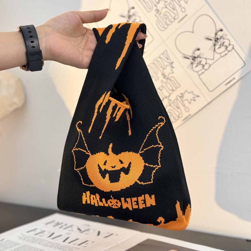 Geantă Tricotată cu Tematică Festivalul Bărcii Dragonului Geantă Cadou pentru Întâlnirea Companiei Geantă de Mână Cadou de Nuntă Geantă Zongzi Geantă Fericită pentru Bomboane