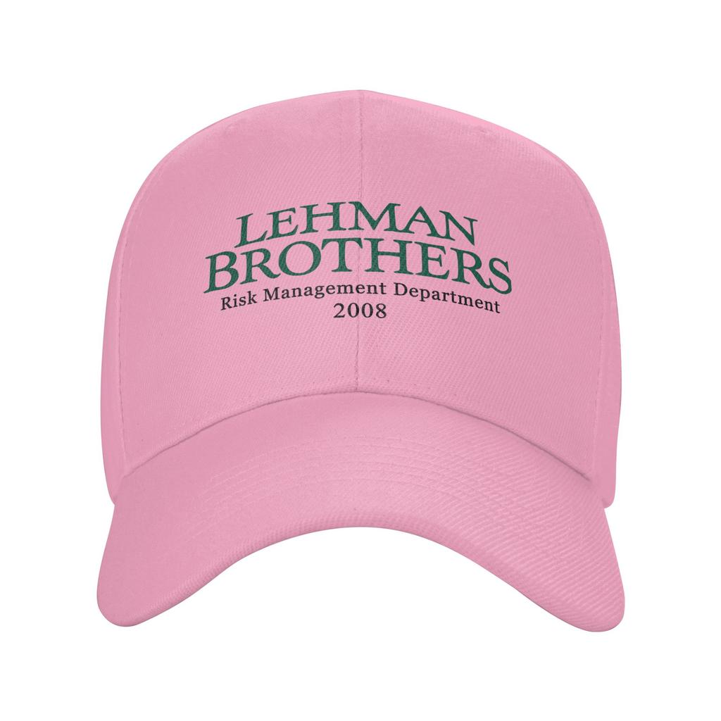 Lehman Brothers Risk Management 2008 Financial Crisis Intern Casual Baseball Cap Summer  Trucker Hat Outdoor Sport Snapback Cap