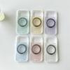 Frosted Semi-transparent Solid Color 111 Rotating Bracket for iphone11Promax Apple 11 Mobile Phone Case 11Pro Women