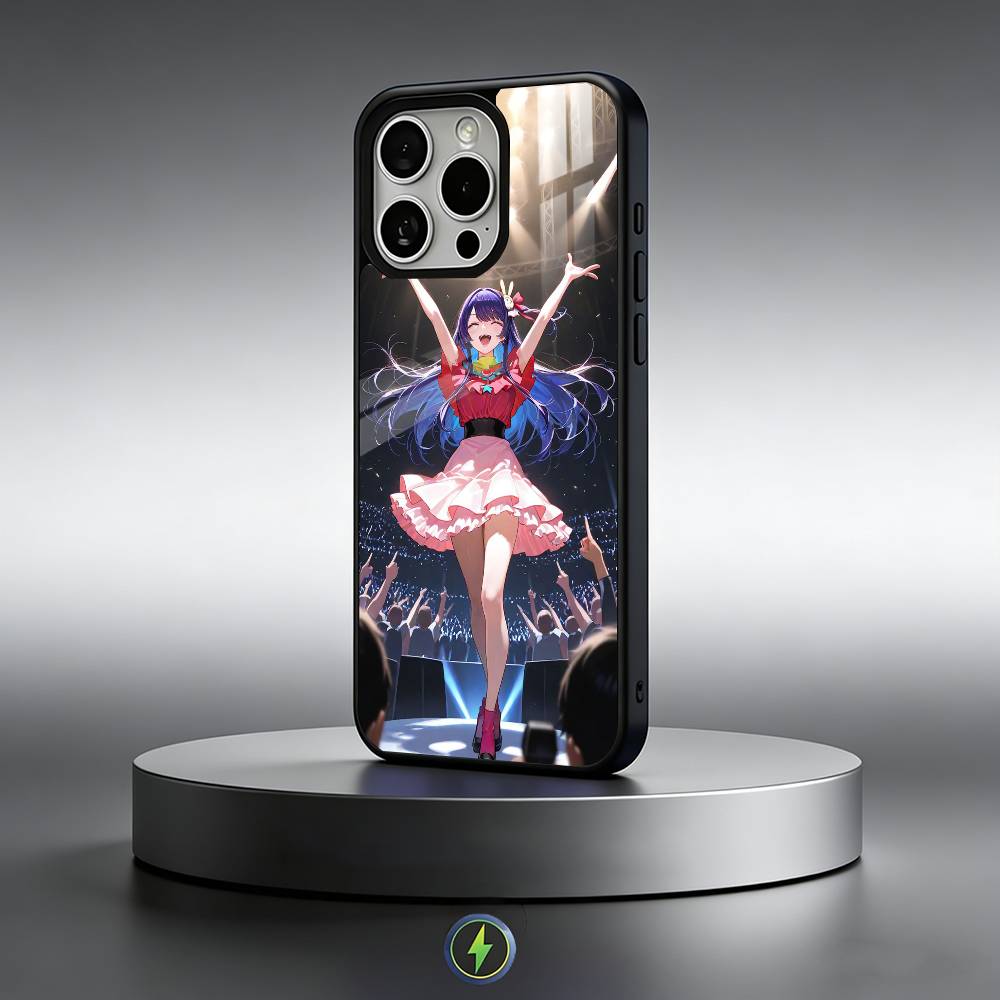 Anime O-Oshi No Ko Phone Case For iPhone17,16,15,14,13,12,11 Plus,Pro Max Magnetic For Magsafe Wireless Charging