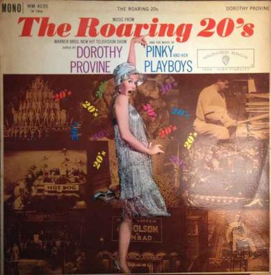 LP Record DOROTHY PROVINE - The Roaring Twenties-With Pinky, He WM4035 Warner Bros. Re 1961 UK Soundtracks & Musicals Used