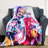 Customizable KPop Demon Hunters9 Throw Blanket – Personalized Name, All-Season Cozy Snug Blanket, Machine Washable, Personalized Blanket