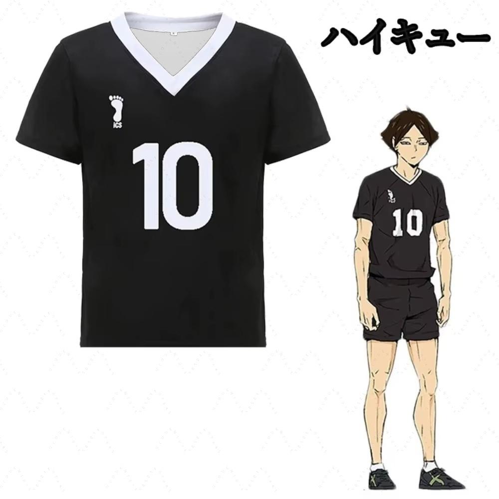 Anime Miya Atsumu Miya Osamu Costume Cosplay Maglia Rintaro Suna T-Shirt Squadra di Pallavolo della Scuola Inarizaki Uniforme Autunno Inverno