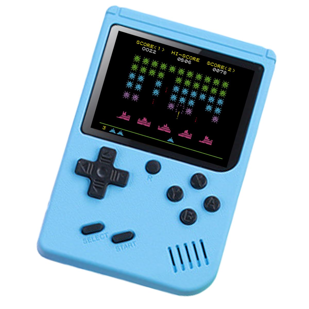 

Grigioy 400 Game Portable Game Compatible Retro 400 Games [Play games] Box, Console, Console, Game, Built-in (Blue) синій