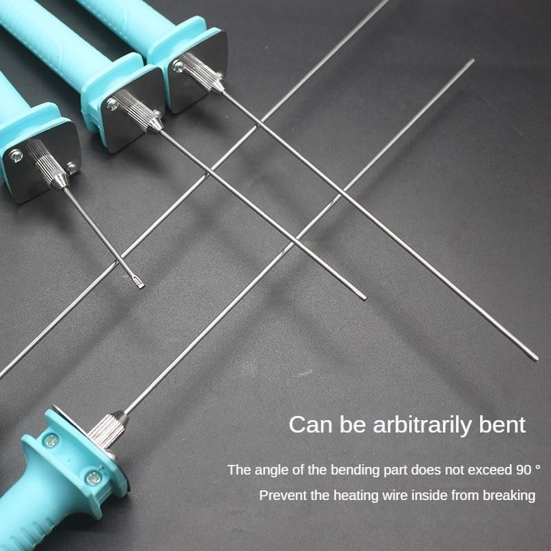 Blue Needle Type Electrothermal Foam Cutting Pen KT Board Engraving Pen Cutting Off Slot Shaped Punching Power Tool
