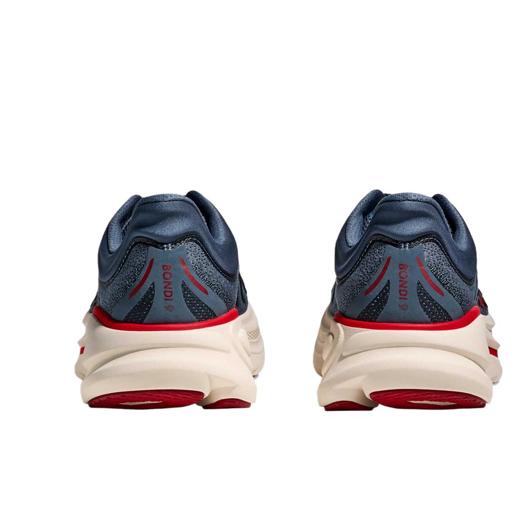 HOKA ONE ONE Bondi 9 Mesh Cushioning Abrasion Resistant Breathable Rebound Low top Running Shoes Men's 1162011-TDRC