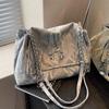 Fashi Bow Tote Bag for Women 2026 New Versatile Handbags Large Capacity Chain Single Shoulder Crossbody Bags Trend