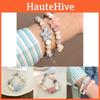Charming Pink Ceramic Starfish And Shell Beaded Bracelet For Couples And Friends 2024 Trend Summer