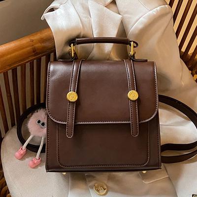 Premium Textuur Mode Handgedragen Dames Trendy Buitenlandse Stijl Rugzak Grote Capaciteit Reizen Kleine Rugzak