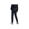 Anta Solid Color Mid Waist Cuffed Fleece Casual Pants Women Pants Black 962357304-1