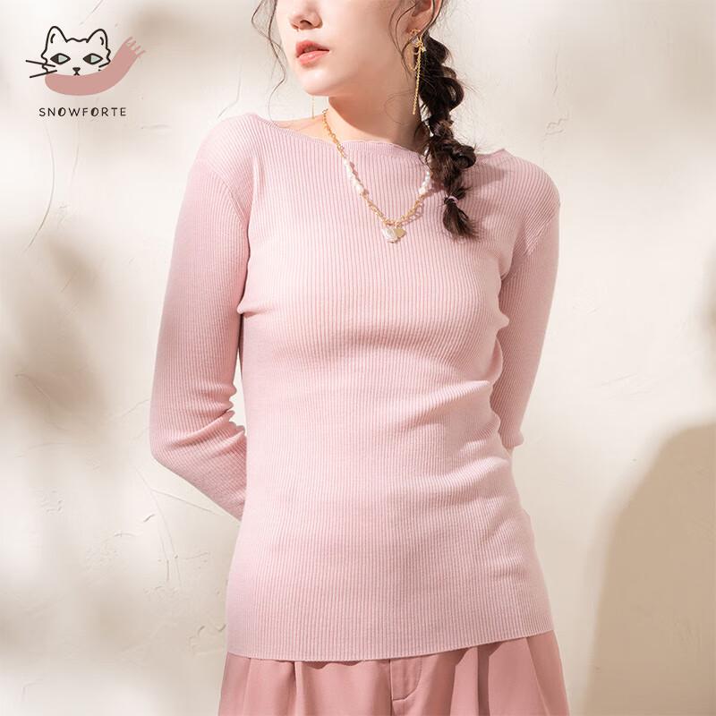 

Женский свитер из 100% шерсти облегающего кроя с круглым вырезом M165/88A