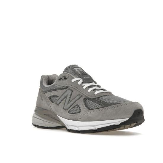 New Balance 990v4 Made In USA Grey Silver Unisex Sneakers U990GR4