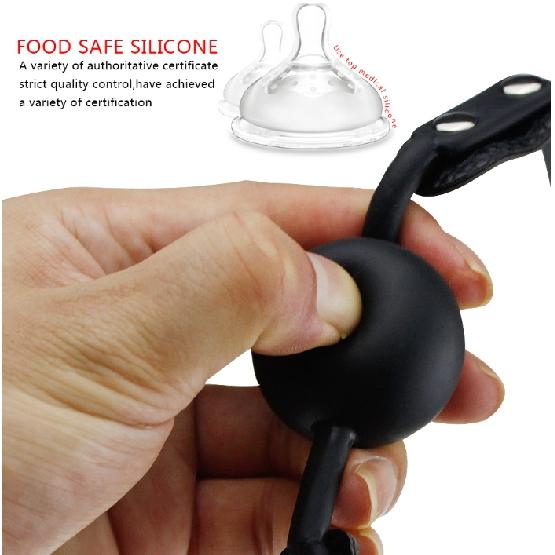 Silicone Soft Sex Toy Bdsm Bondage Plug Ball Open Mouth