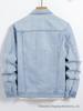 Men's Spring & Autumn 2025 Slim Fit Ripped Denim Jacket - European & American Street Trend.