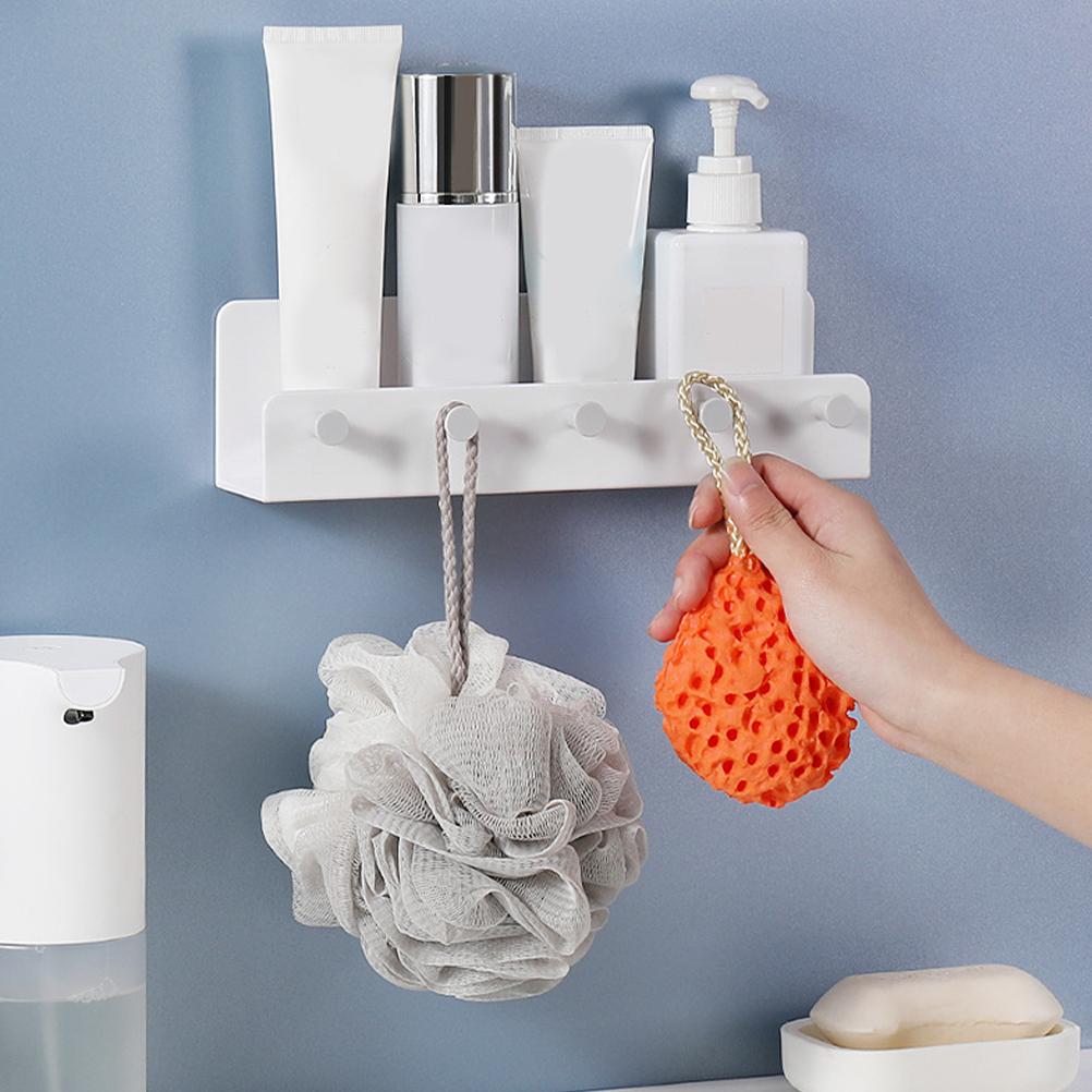 Sturdy White Wall Mounted Key Holder Decorative Wall Key Hook Adhesive Key Ganizer Hanging Storage Tray For Dog