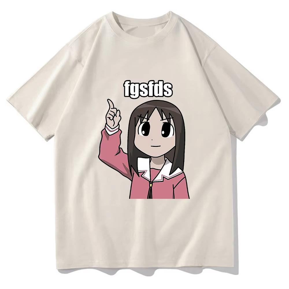 

Футболка Osaka Autistic Fgsfds для мужчин Harajuku Funny Kawaii Ayumu футболка унисекс высокое качество аниме Azumanga Daioh хлопковые футболки рубашки S разноцветный