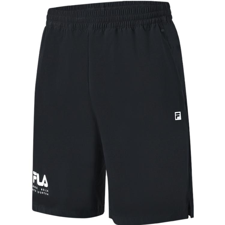 

FILA Latte Girl 3.0 Series Logo Print Straight Loose Casual Shorts Men shorts Deep-Black A11M321803FBK M
