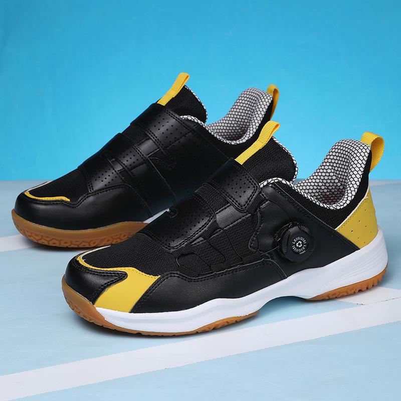

Professional badminton shoes men s and women s breathable non-slip wear-resistant cushioning training sports shoes table tennis shoes 46